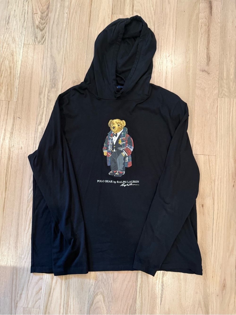 Polo Ralph Lauren polo bear hooded shirt